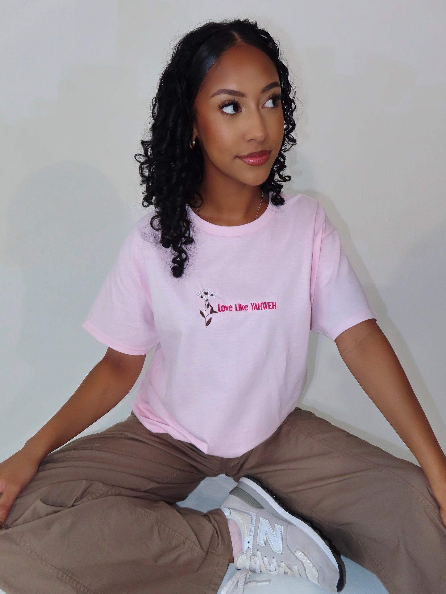 Love Like Yahweh Embroidered Tee